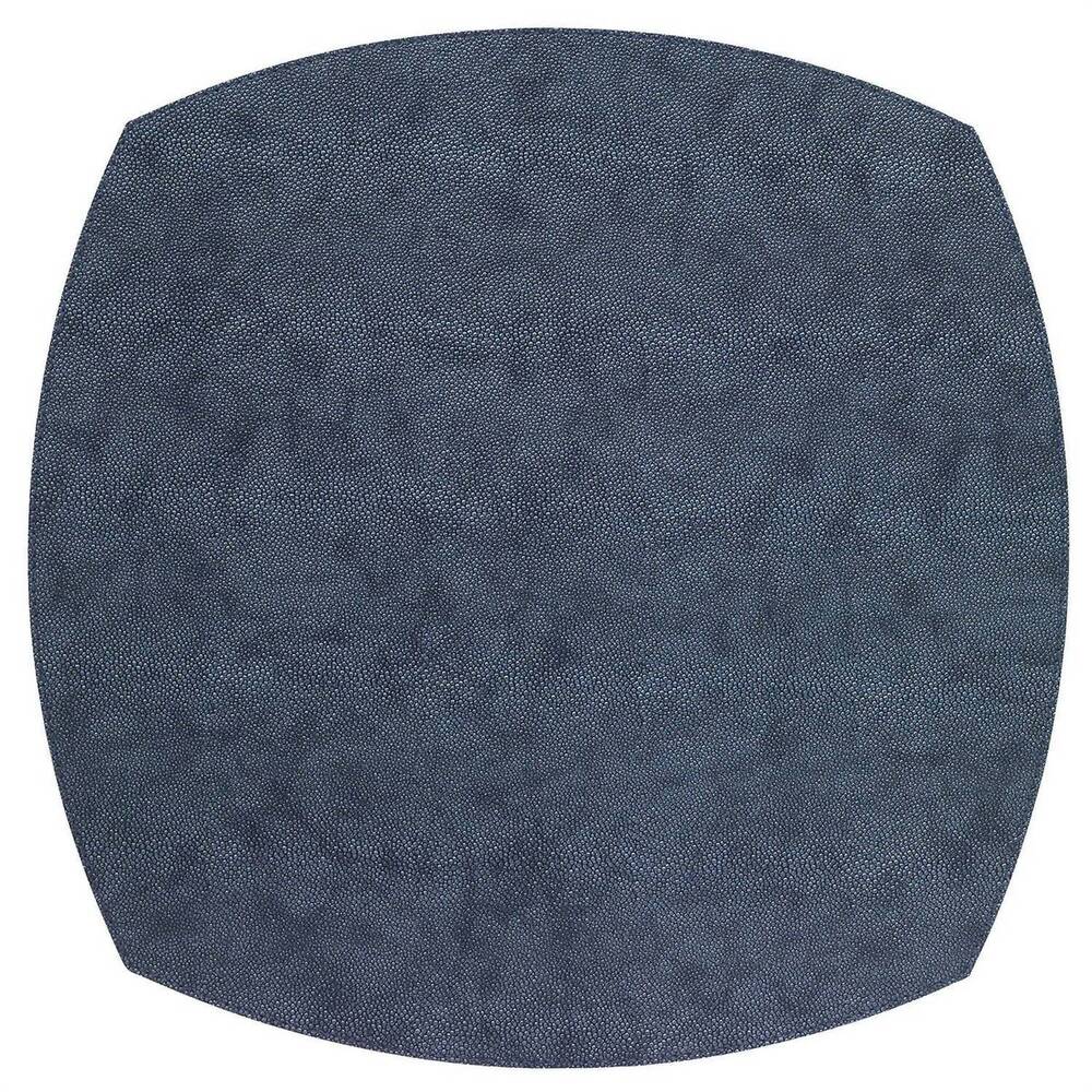 NEW BODRUM LINENS stingray place mats - set of 4 in navy